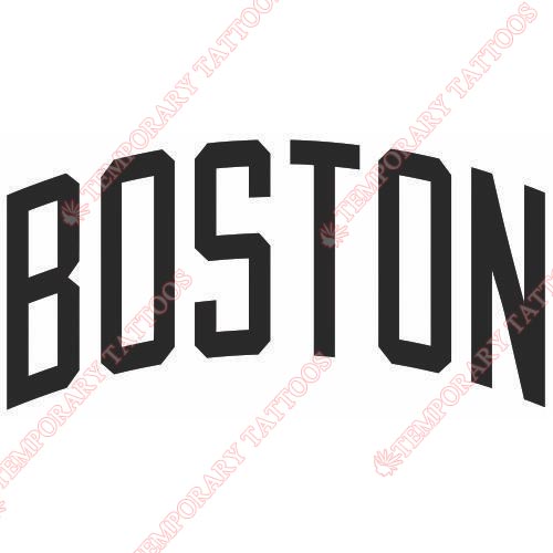 Boston Celtics Customize Temporary Tattoos Stickers NO.921
